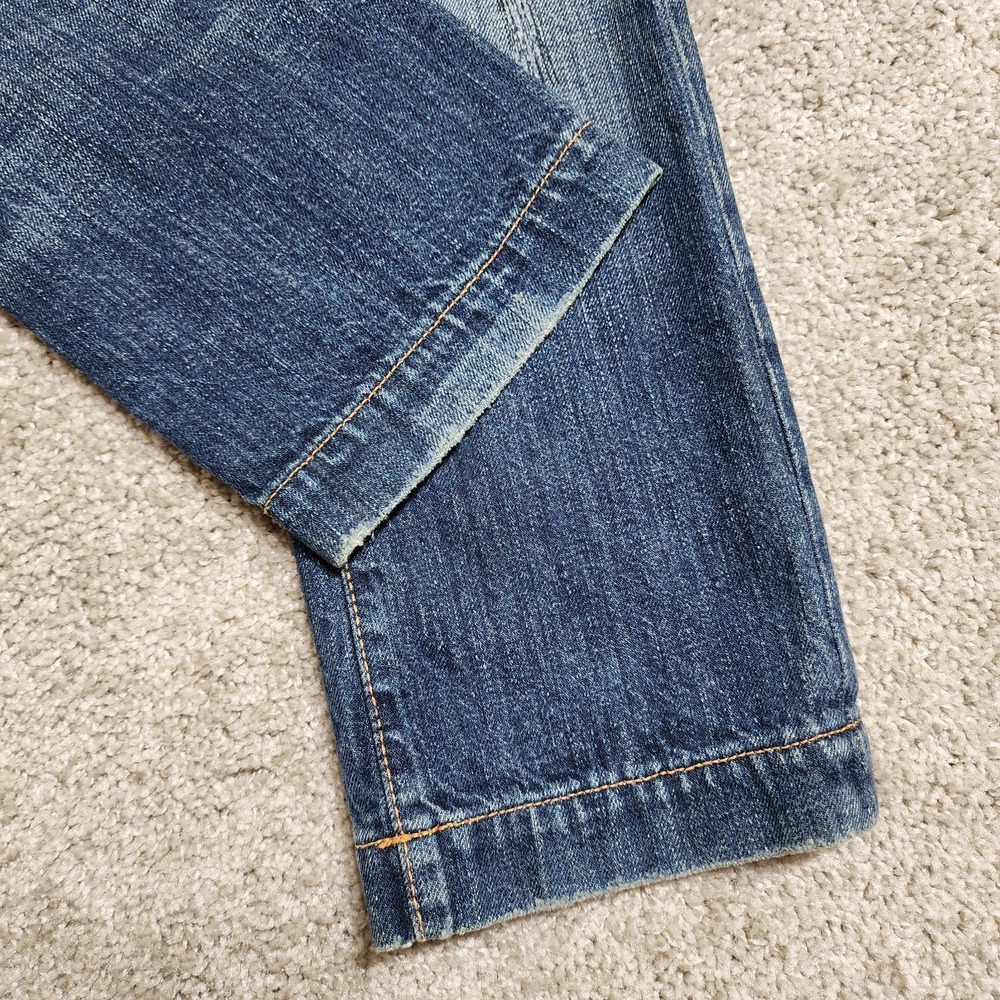 Mauro Grifoni Supervintage Low Rise Distressed Jeans Size 25 Fits 29 Italy Denim - Picture 3 of 11